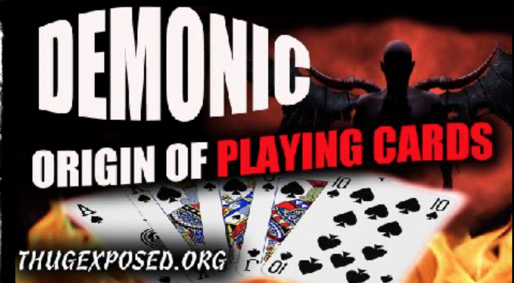 Demonic Origin of Playing Cards